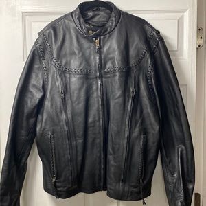 Woman’s, M M Leather Goods, Leather Jacket With Removable Liner.  XXL